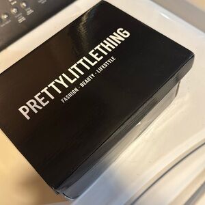 Strappy black heel from Pretty Little Thing size 8 women’s